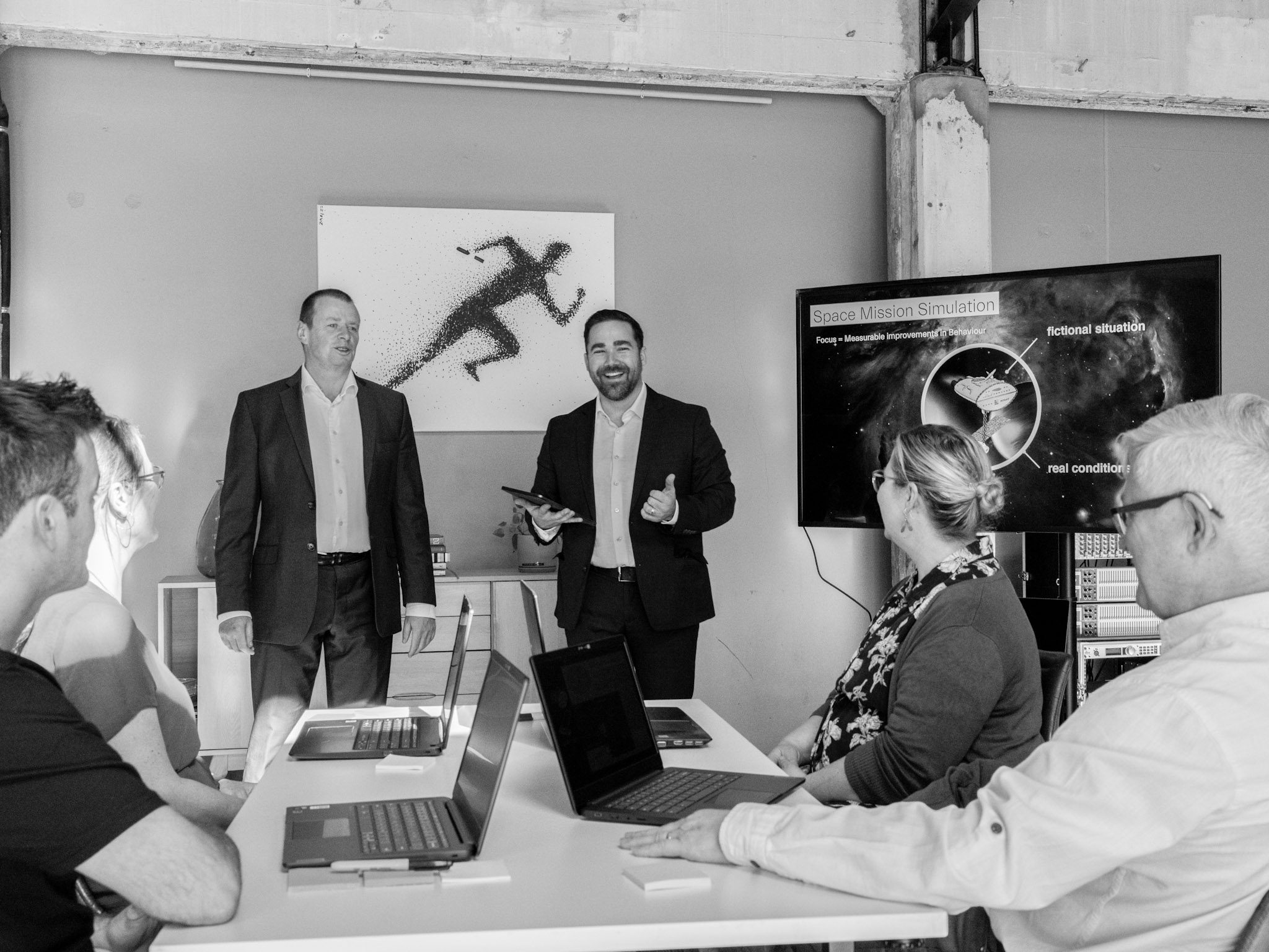 Steve & Doug presenting